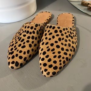 Madewell Remi Mule in Dotted calf hair